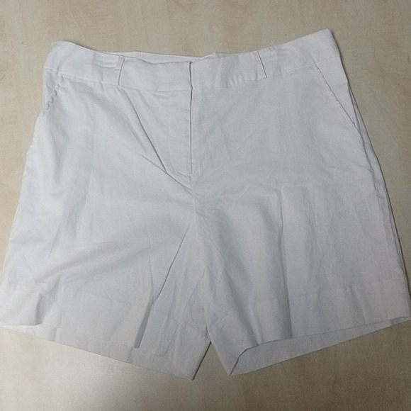 Linen Kenneth Cole NY Flat Front Linen Shorts 16 - Picture 5 of 8